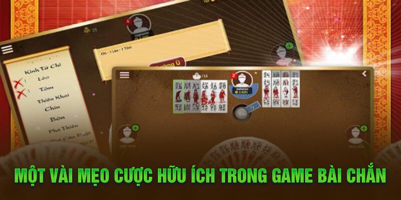 Một vài mẹo cược hữu ích trong cách chơi bài Chắn